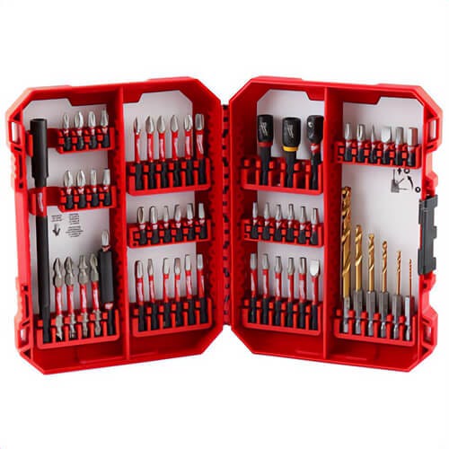 Milwaukee® 48-32-4097 ShockWave™ Impact Duty™ Drill and Drive Set, Alloy Steel, 60 pc