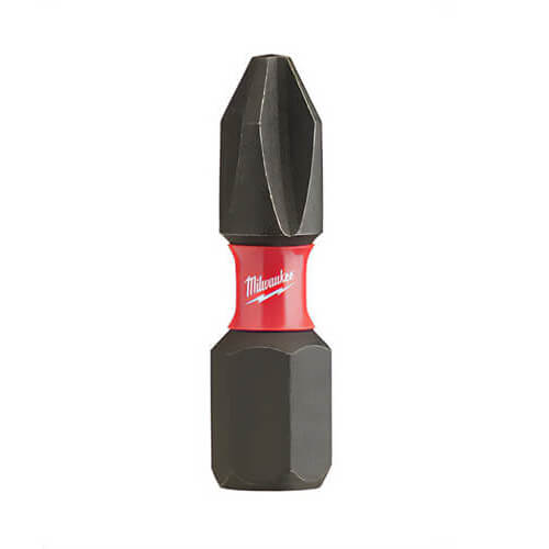 Milwaukee® 48-32-4111 ShockWave™ Impact Duty™ Impact Phillips® Bit, PH1 Phillips®, 1 in, 25 pk