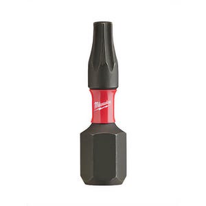Milwaukee® 48-32-4134 ShockWave™ Impact Duty™ Impact Torx® Bit, T15 Torx® Point, 1 in, 25 pk