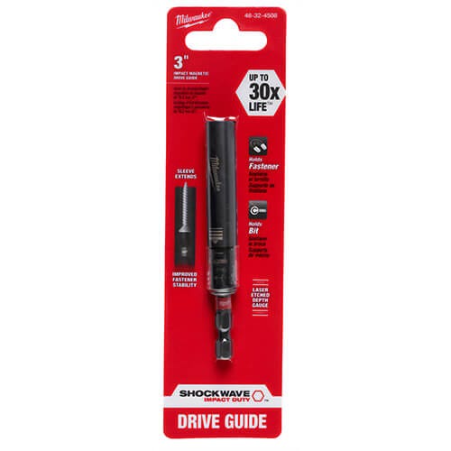 Milwaukee® 48-32-4508 ShockWave™ Impact Duty™ Magnetic Drive Guide, 3 in