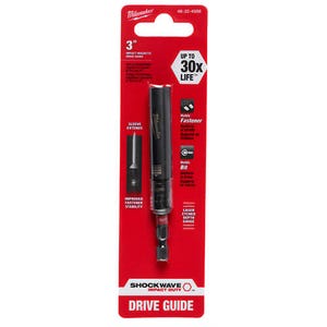 Milwaukee® 48-32-4509 ShockWave™ Impact Duty™ Magnetic Drive Guide, 3 in, 10 pk