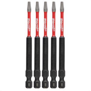 Milwaukee® 48-32-4575 ShockWave™ Impact Duty™ Impact Square Bit, SQ1 Drive, 0.3 in, 5 pk