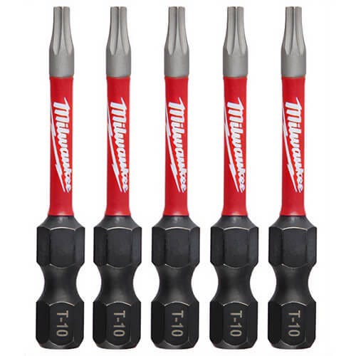Milwaukee® 48-32-4682 ShockWave™ Impact Duty™ Impact Torx® Bit, T10 Torx® Point, 0.3 in, 5 pk