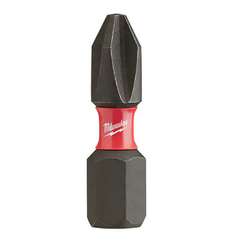 Milwaukee® 48-32-4712 ShockWave™ Impact Duty™ Impact Phillips® Bit, PH2 Phillips®, 1 in, 25 pk