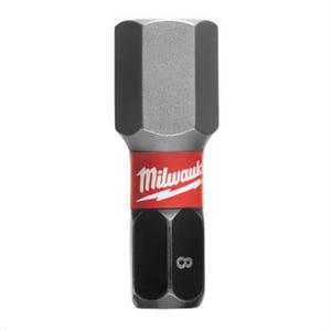 Milwaukee® 48-32-4729 ShockWave™ Impact Duty™ Impact Insert Bit Hex, 8 mm, 1 in, 25 pk