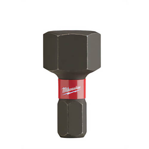 Milwaukee® 48-32-4731 ShockWave™ Impact Duty™ Impact Insert Bit Hex, 12 mm, 1 in, 25 pk