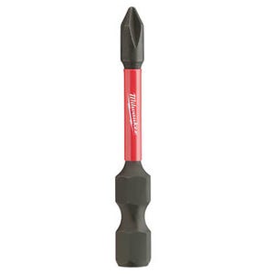 Milwaukee® 48-32-4760 ShockWave™ Impact Duty™ Impact Phillips® Bit, PH1 Phillips®, 2 in, 25 pk