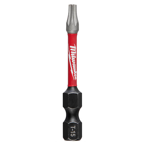 Milwaukee® 48-32-4783 ShockWave™ Impact Duty™ Impact Torx® Bit, T15 Torx® Point, 2 in, 25 pk
