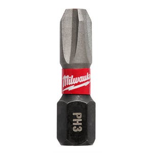 Milwaukee® 48-32-4882 ShockWave™ Impact Duty™ Impact Phillips® Bit, PH3 Phillips®, 1 in, 250 pk