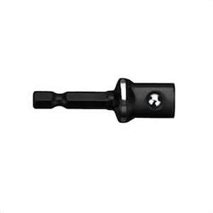 Milwaukee® Shockwave™ 48-32-5034 Square Socket Adapter, Black Oxide, Hex Drive, 1/4 in Male Drive, 1/2 in Female Drive, ASME Specified, Alloy76™ Steel