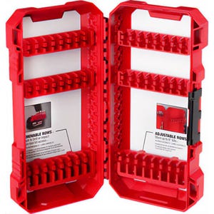 Milwaukee® 48-32-9921 Case, for use with Impact Driver, 1/4 in Compatible Bit Size, Polypropylene, Red