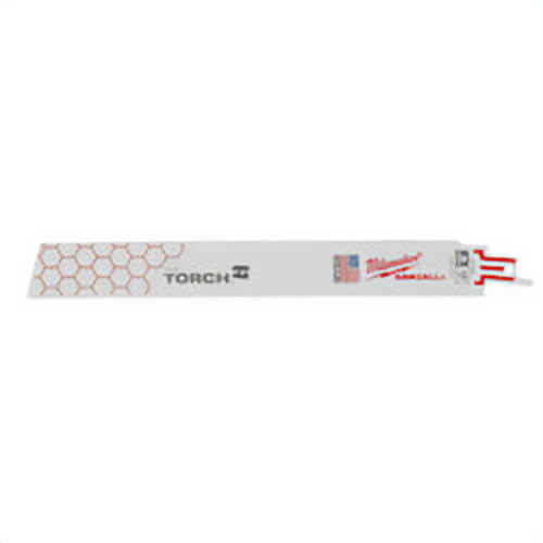 Milwaukee® 48-01-2768 The Torch™ Sawzall® Demo Profile Reciprocating Saw Blade, 9 in L x 1 in W, 18 TPI, Universal Tang