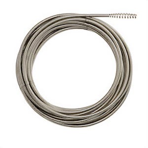 Milwaukee® 48-53-2674 Inner Core Bulb Head Drain Cleaning Cable, 5/16 in, Steel, Use with Drain Cleaning Machines