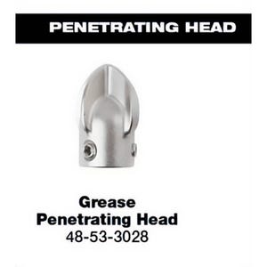 Milwaukee® 48-53-3028 Grease Penetrating Head for 5/16 in Chain Snake Cable