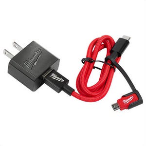 Milwaukee® 48-59-1209 Wall Charger, for use with Milwaukee® Redlithium™ USB Products