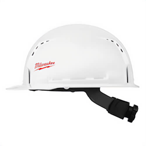 Milwaukee® 48-73-1001 Front Brim Vented Hard Hat with Bolt™ Accessories, Polyethylene, Ratchet Suspension, ANSI Electrical Class: C