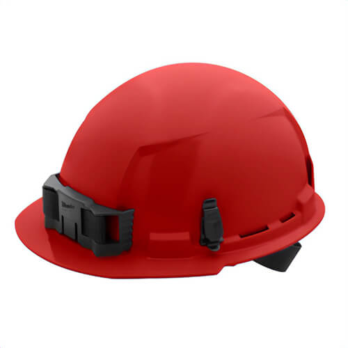 Milwaukee® 48-73-1108 Bolt™ Front Brim Hard Hat with 4-Point Ratcheting Suspension, Unvented Class E, Red