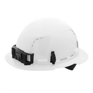 Milwaukee® 48-73-1201 Bolt™ Full Brim Hard Hat with 4-Point Ratcheting Suspension, Vented Class C, White