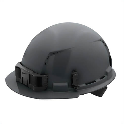 Milwaukee® 48-73-1214 Bolt™ Front Brim Hard Hat with 4-Point Ratcheting Suspension, Vented Class C, Gray
