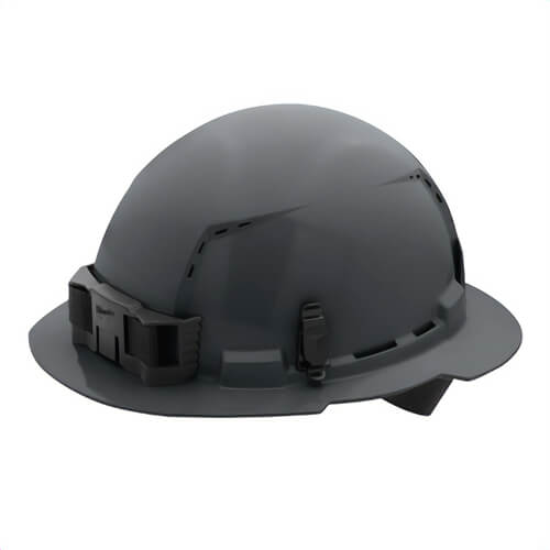 Milwaukee® 48-73-1215 Bolt™ Full Brim Hard Hat with 4-Point Ratcheting Suspension, Vented Class C, Gray