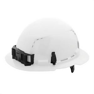 Milwaukee® 48-73-1221 Bolt™ Full Brim Hard Hat with 6-Point Ratcheting Suspension, Vented Class C, White