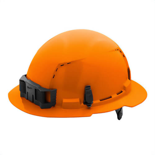 Milwaukee® 48-73-1233 Bolt™ Full Brim Hard Hat with 6-Point Ratcheting Suspension, Vented Class C, Orange