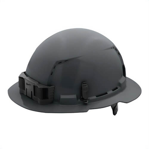 Milwaukee® 48-73-1235 Bolt™ Full Brim Hard Hat with 6-Point Ratcheting Suspension, Vented Class C, Gray
