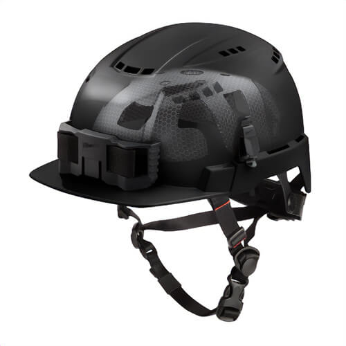 Milwaukee® 48-73-1374 Bolt™ Front Brim Safety Helmet with Impact Armor™ Liner, Vented Class C, Black
