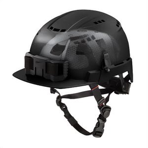 Milwaukee® 48-73-1374 Bolt™ Front Brim Safety Helmet with Impact Armor™ Liner, Vented Class C, Black