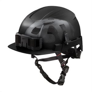 Milwaukee® 48-73-1375 Bolt™ Front Brim Safety Helmet with Impact Armor™ Liner, Unvented Class E, Black