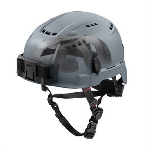 Milwaukee® 48-73-1378 Bolt™ Safety Helmet with Impact Armor™ Liner, Vented Class C, Gray