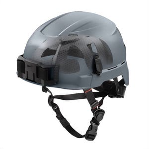 Milwaukee® 48-73-1379 Bolt™ Safety Helmet with Impact Armor™ Liner, Unvented Class E, Gray