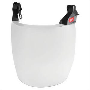 Milwaukee® 48-73-1421 Bolt™ Full Face Shield Dual Coat Lens, Compatible with Milwaukee® Safety Helmet, No Brim, Clear