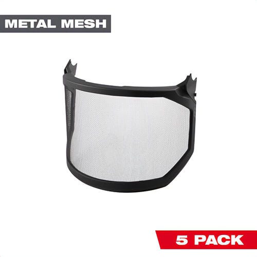Milwaukee® 48-73-1432 Full Face Shield, for use with Milwaukee® Safety Helmet with No Brim, Black/Gray Visor