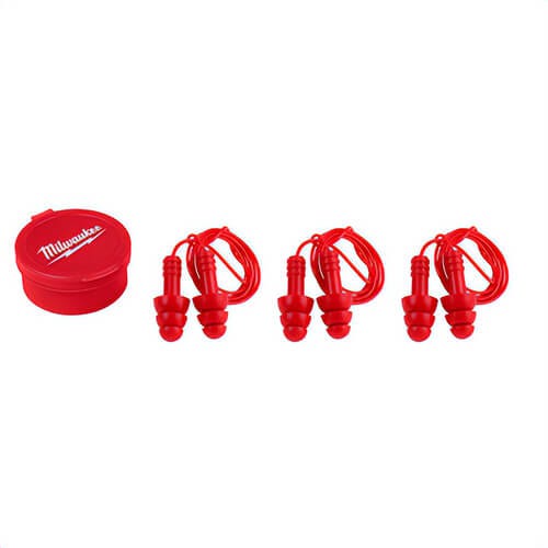 Milwaukee® 48-73-3151 Corded Ear Plug, 26 dB Noise Reduction, Reusable