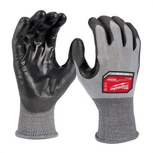 Milwaukee® 48-73-8743B 48-73 General Purpose Gloves, Extra-Large, Polyurethane Palm, Gray, Resists: Cut Resistant