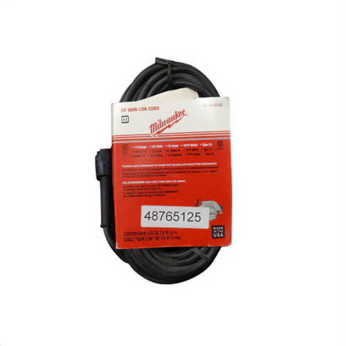 Milwaukee® 48-76-5125 Quik-Lok™ 2-Wire Round Power Supply Cord