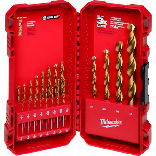 Milwaukee® 48-89-1105 Thunderbolt® Titanium Drill Bit Set, 20 pc