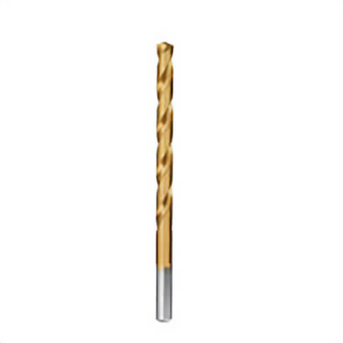 Milwaukee® Thunderbolt® 48-89-2206 Jobber Length Drill Bit, 9/64 in Drill - Fraction, 0.1406 in Drill - Decimal Inch, 135°  Point, Steel, Titanium Coated