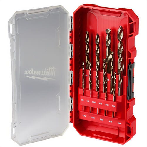 Milwaukee® 48-89-2370 Drill Bit, 1/16 in Minimum Drill Bit, 3/16 in Maximum Drill Bit, 35, 15° Drill Point Angle, 15 pc