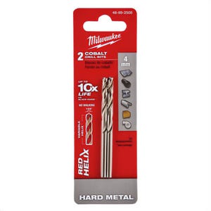 Milwaukee® 48-89-2508 Red Helix™ Cobalt Drill Bits, Metric, 4 mm