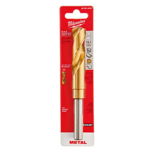 Milwaukee® 48-89-4640 Silver and Deming Drill Bit, 3/4 in, 0.75 in Drill, 1/2 in Shank, HSS