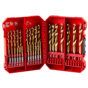 Milwaukee® 48-89-4862 ShockWave™ Impact Duty™ Red Helix™ Titanium Metric Drill Bit Set, 29 pc