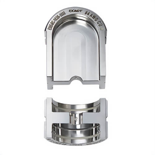 Milwaukee® 49-12-U004C Exact™ 12T U-Style Die, #4 AWG, Copper