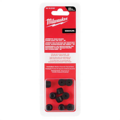 Milwaukee® 49-16-0103 Jobsite Ear Buds Ear Tip Kits, Medium