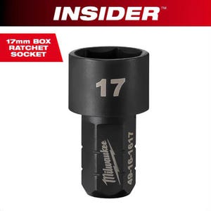 Milwaukee® 49-16-1617 Insider™ Box Ratchet Socket 6-Point, 17 mm
