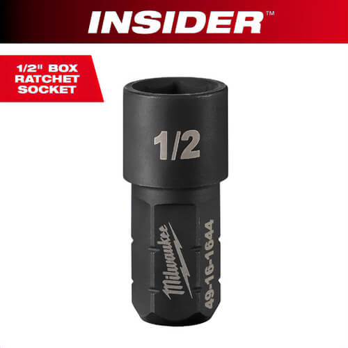 Milwaukee® 49-16-1644 Insider™ Box Ratchet Socket 6-Point, 1/2 in