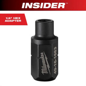 Milwaukee® 49-16-1663 Insider™ Box Ratchet Hex Adapter, 1/4 in