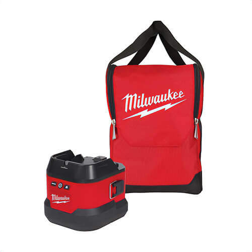 Milwaukee® 49-16-2123B M18™ Search Light Portable Base, 9.291 in L x 10.079 in W x 8.465 in H, Plastic