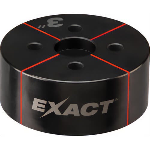 Milwaukee® EXACT™ 49-16-2674 Knockout Die, 3 in Conduit/Pipe, Steel, 10 ga Mild Steel/12 ga Stainless Steel